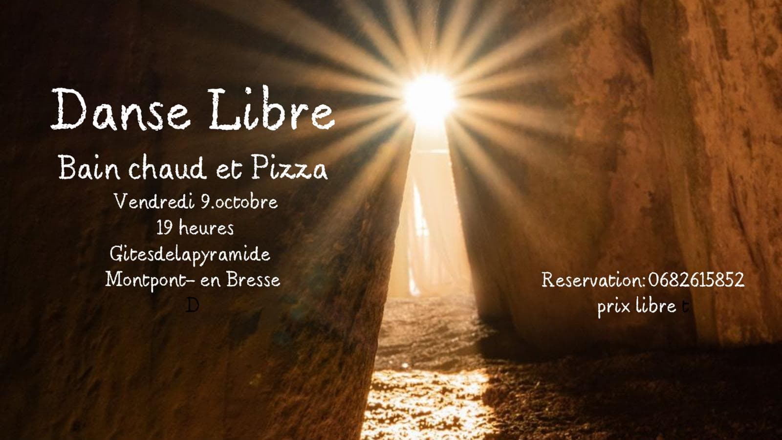 Danse Libre, bain chaud et pizza