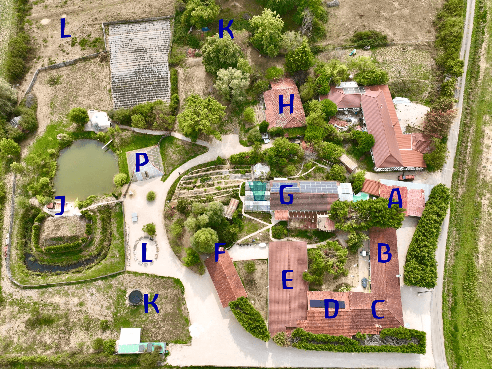 Les espaces du domaine